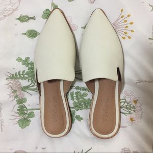 Cream Madewell Slip-on Mules